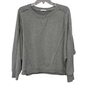 Sweet Romeo Gray Dolman Sleeve Pullover Sweater XS